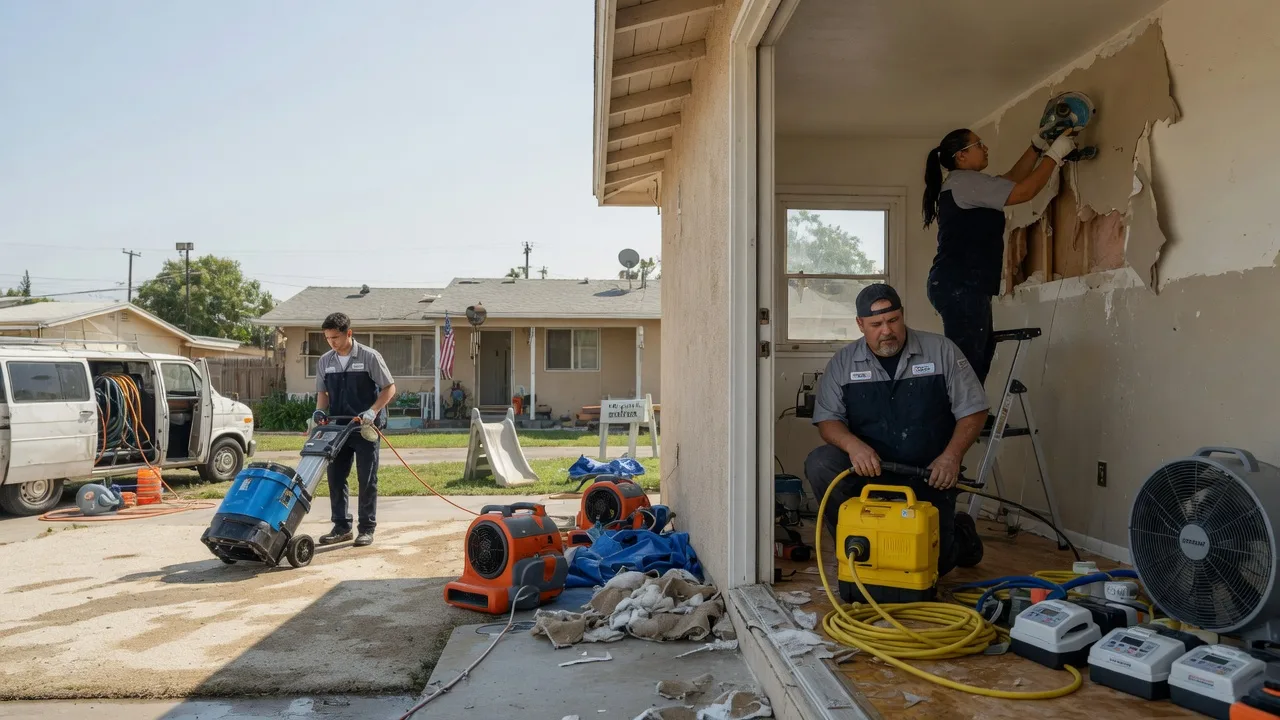 Water Damage Restoration in Industry, TX near me